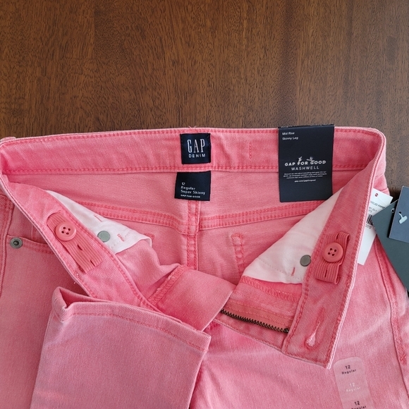 NWT Gap Denim High Stretch Super Skinny Jeans, 12 Girls Regular Super Skinny - Picture 4 of 6